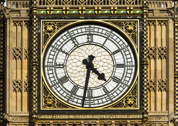 UK, London, Detail of Big Ben.