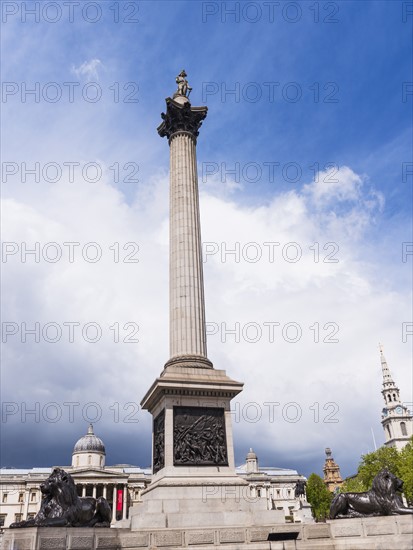 UK, London, Trafalgar Square.