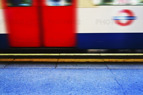 UK, London, Subway train.