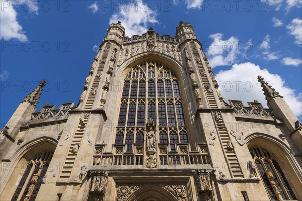 UK, Somerset, Bath, Bath Abbey.