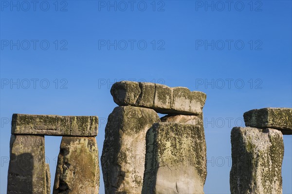 UK, England, Wiltshire, Stonehenge monument.