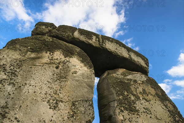 UK, England, Wiltshire, Stonehenge monument.