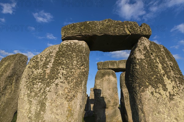 UK, England, Wiltshire, Stonehenge monument.