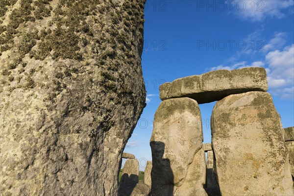 UK, England, Wiltshire, Stonehenge monument.