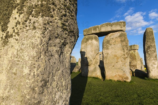 UK, England, Wiltshire, Stonehenge monument.