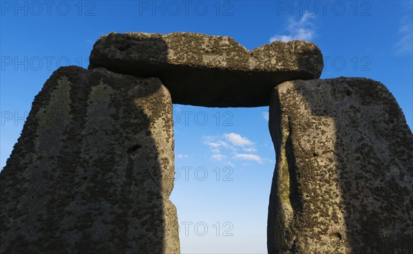 UK, England, Wiltshire, Stonehenge monument.