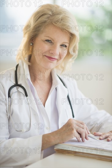 Portrait of female doctor.