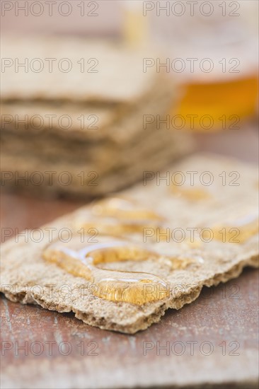 Pano bread and honey. Photo: Jamie Grill