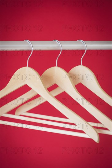 Studio shot of hangers. Photo : Daniel Grill