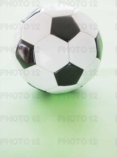 Close-up of football. Photo : Daniel Grill