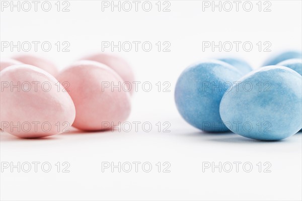 Studio shot of colorful eggs. Photo: Sarah M. Golonka