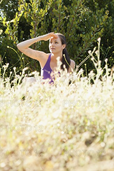 Woman taking break in run. Photo : Sarah M. Golonka