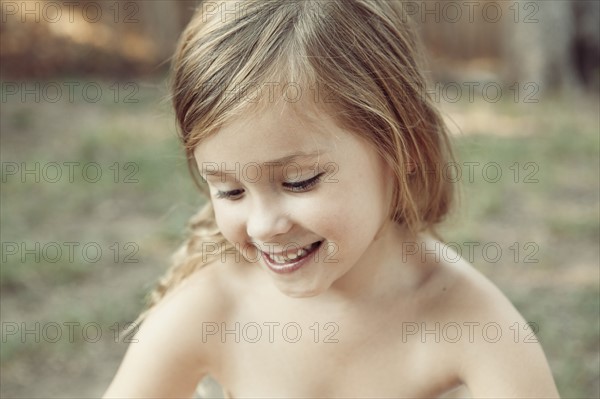 Portrait of smiling girl (6-7). Photo: King Lawrence