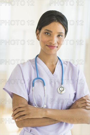 Portrait of female doctor.