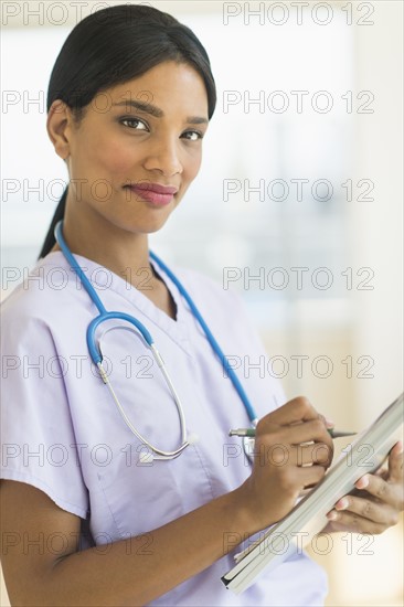 Portrait of female doctor.