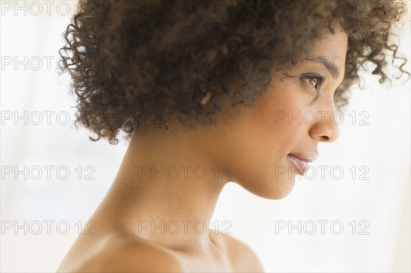 Beauty portrait of woman, studio shot.