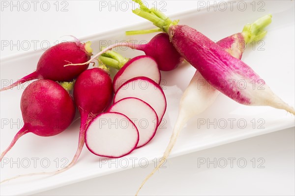 French radish, studio shot.