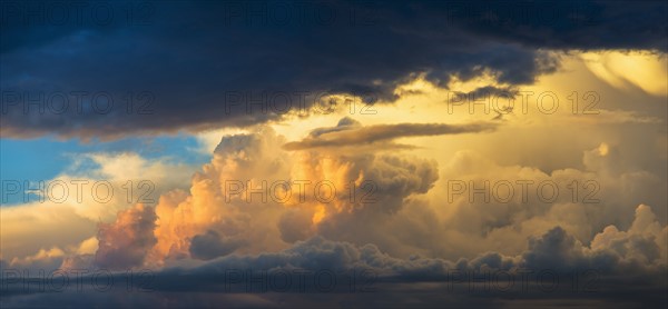 Dramatic sky at sunset.