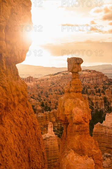 Rocks in sunlight.