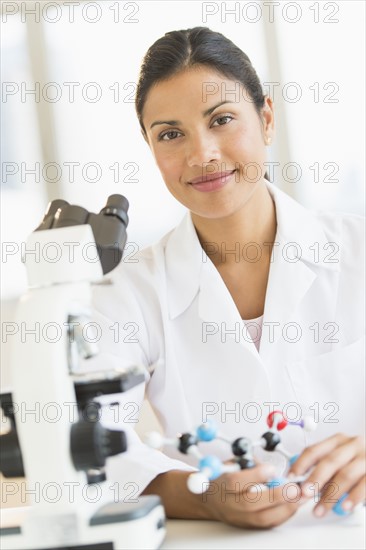 Female scientist, portrait.