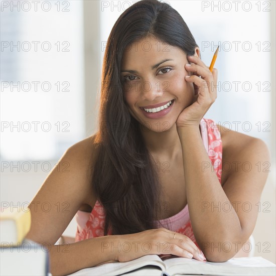 Portrait of female student.