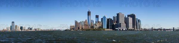 Panoramic view of Lower Manhattan.