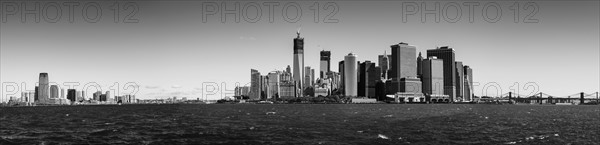 Panoramic view of Lower Manhattan.