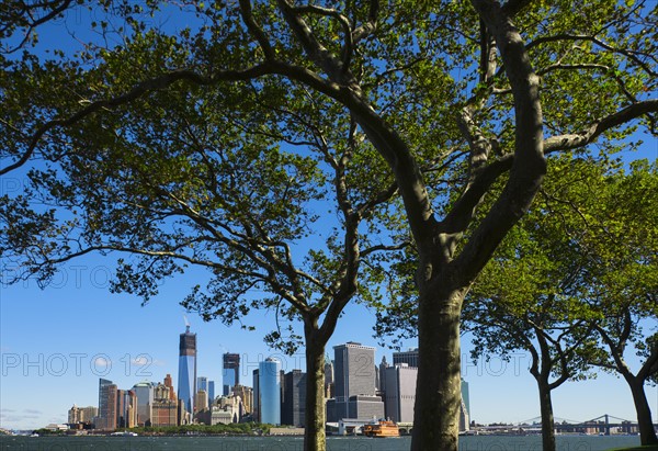 Panoramic view of Lower Manhattan.