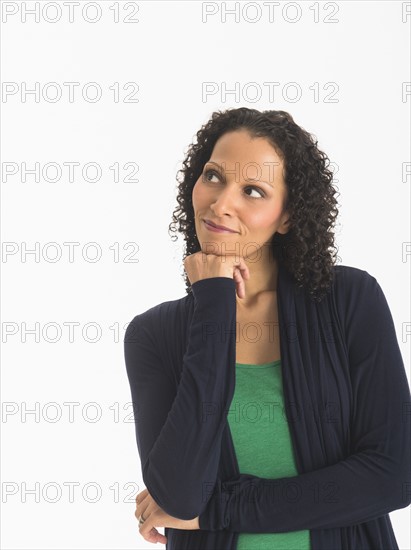 Studio shot of woman.