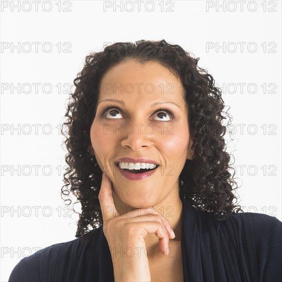 Studio shot of woman.