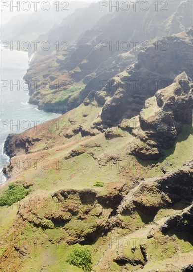 Elevated view of coast. Photo : Jamie Grill