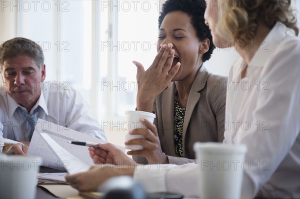 Office workers on meeting. Photo : Jamie Grill