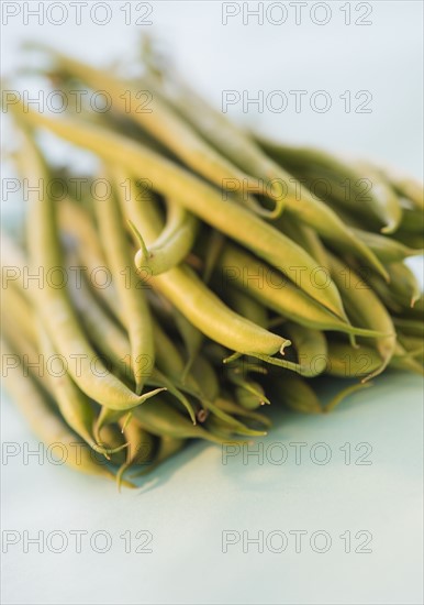 Studio shot of french green beans. Photo : Daniel Grill