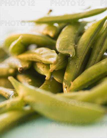 Studio Shot of Sugar Snap Peas. Photo: Daniel Grill