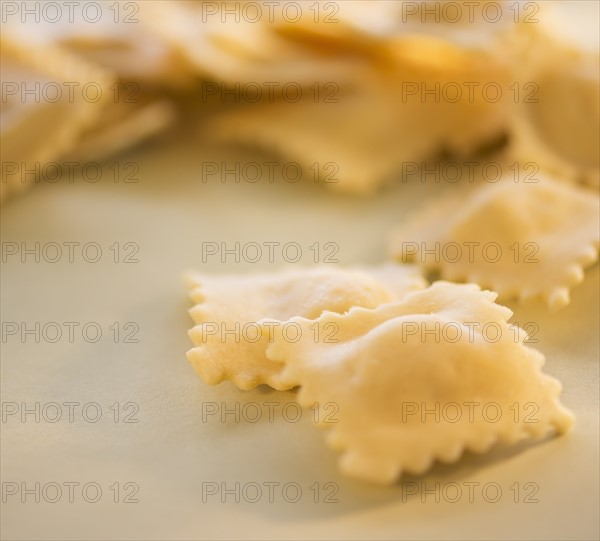 Studio Shot of ravioli. Photo : Daniel Grill