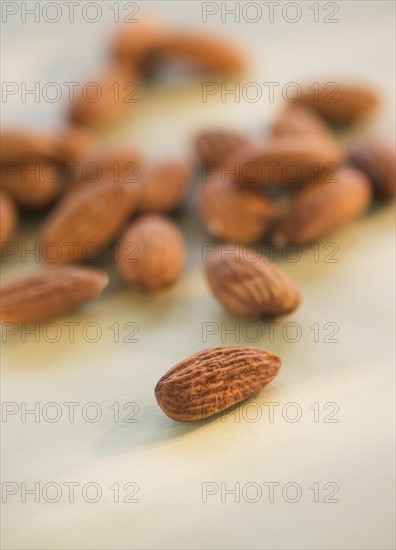 Studio Shot of almonds. Photo : Daniel Grill