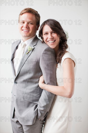 Studio shot, Portrait of married couple. Photo : Jessica Peterson