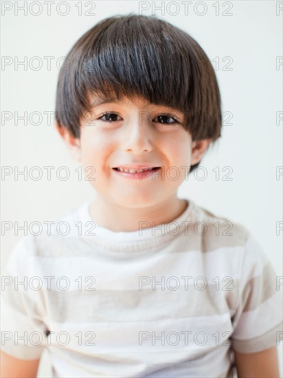 Studio Shot, Portrait of young boy. Photo: Jessica Peterson