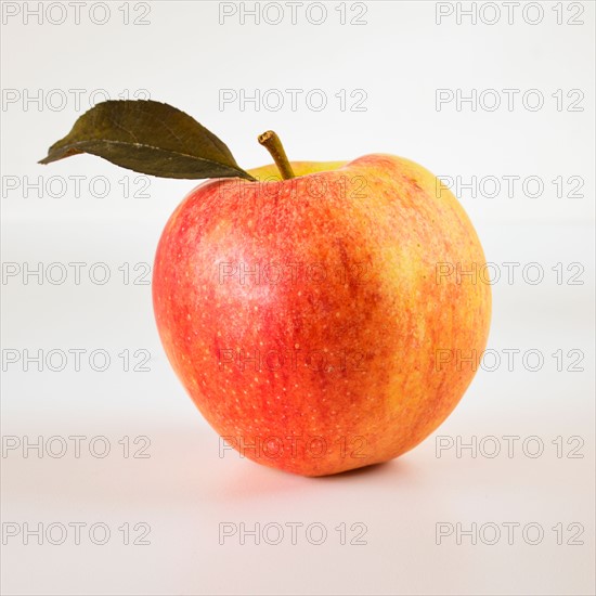 Apple on white background.