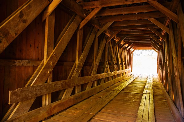 Bunker hill covered bridge. Catawba County, North Carolina.