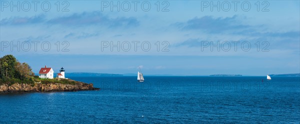 Curtis island light. Camden, Maine.