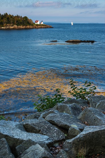 Curtis island light. Camden, Maine.