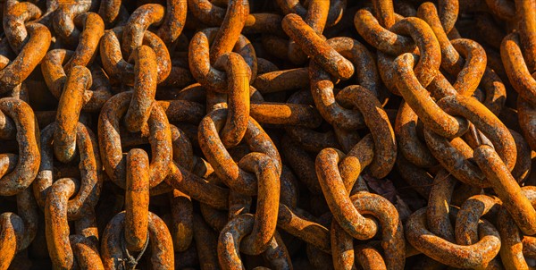 Rusty chain.