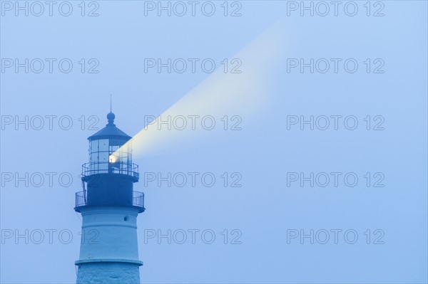 Lightbeam from Portland Head Light. Portland, Maine.