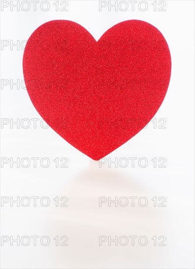 Studio Shot of red heart