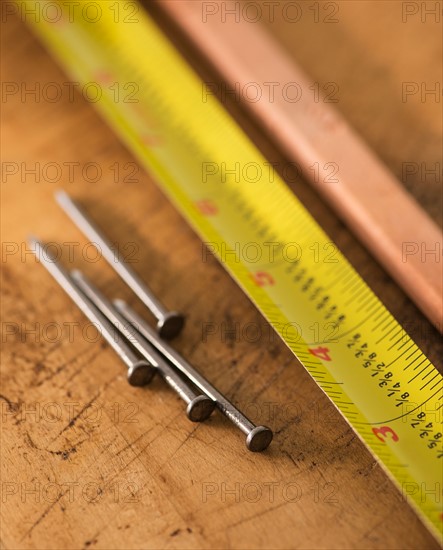 Elevated view of tools