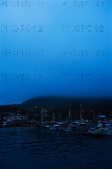 Harbor at dusk