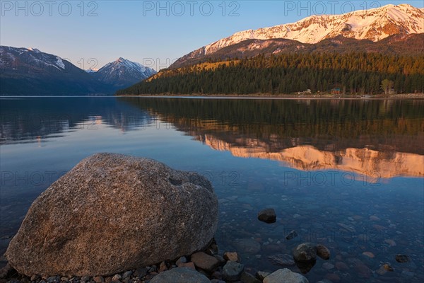 Wallowa Lake at sunrise