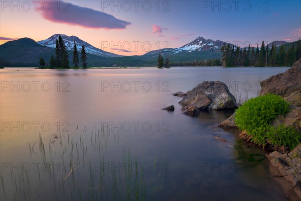 Sparks Lake at sunset