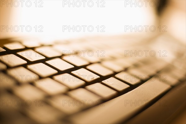Detail of computer keyboard.